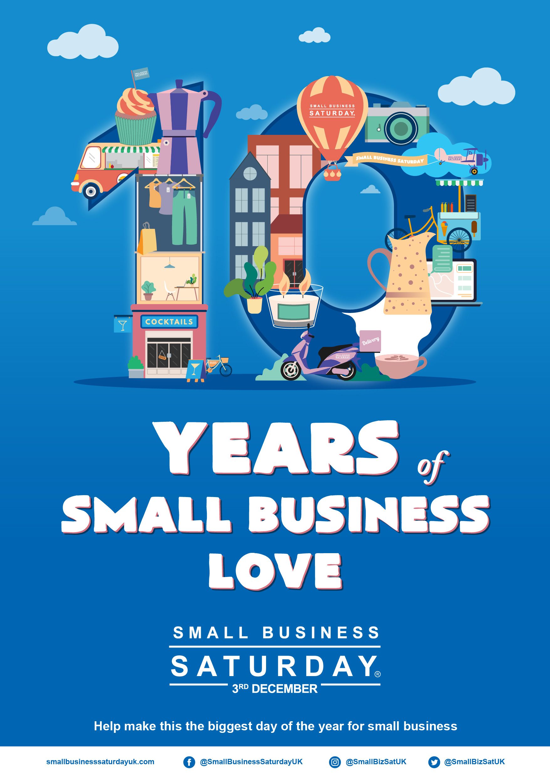 Small Business Saturday is coming on December 3