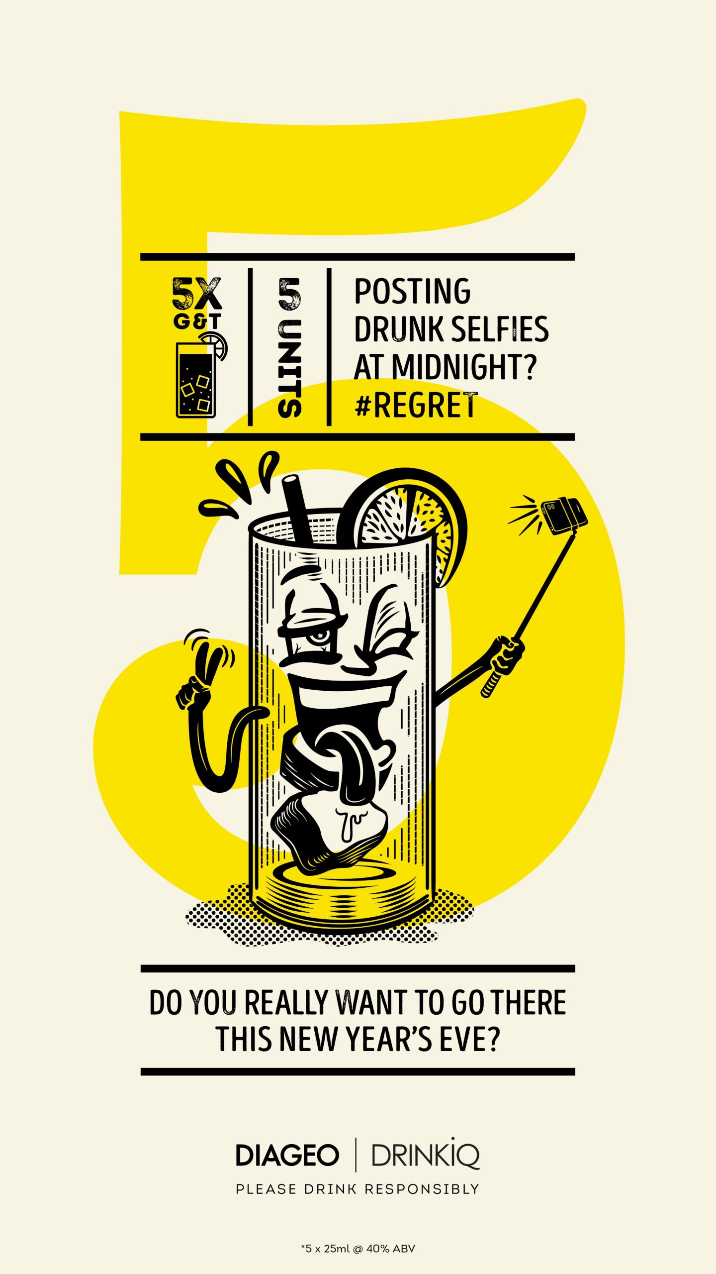 Diageo campaign sets New Year revellers thinking about moderation