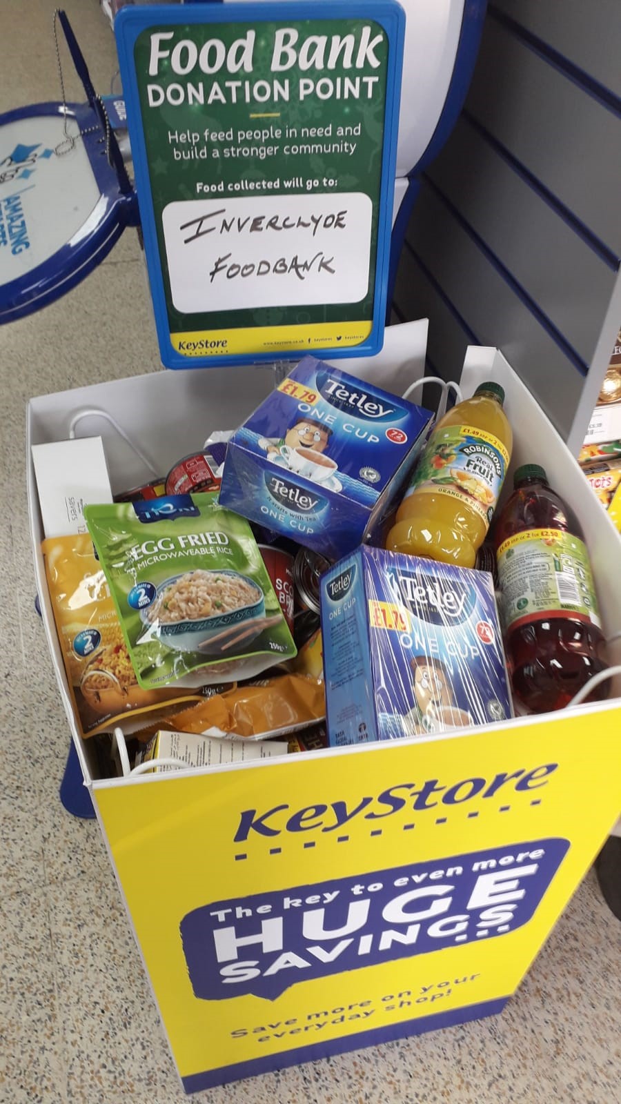 Christmas cheer for foodbanks and nurseries with KeyStore campaign