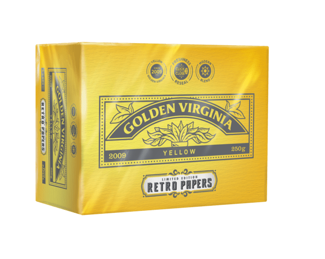 Celebrating145 years of Golden Virginia with retro papers launch