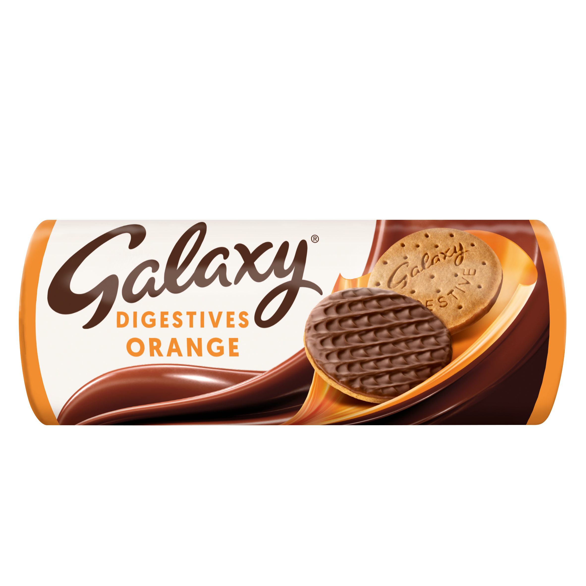 New Galaxy Milk Chocolate and Galaxy Orange digestive biscuits