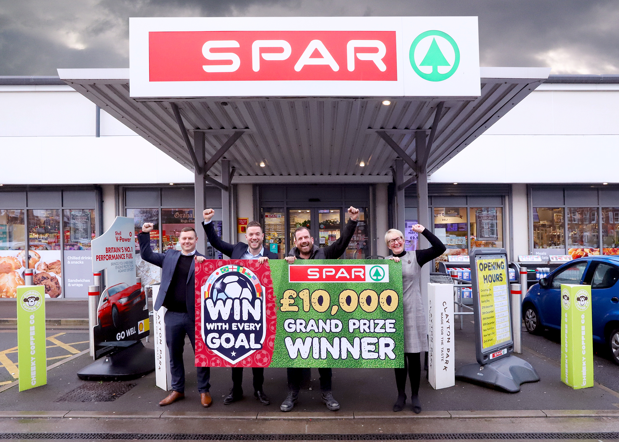 Spar’s Win With Every Goal nets customer £10k Christmas cash