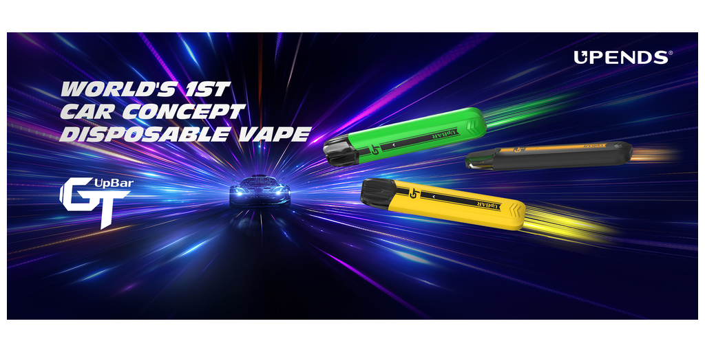 Upends launches car concept disposable vape with next-gen mesh coil