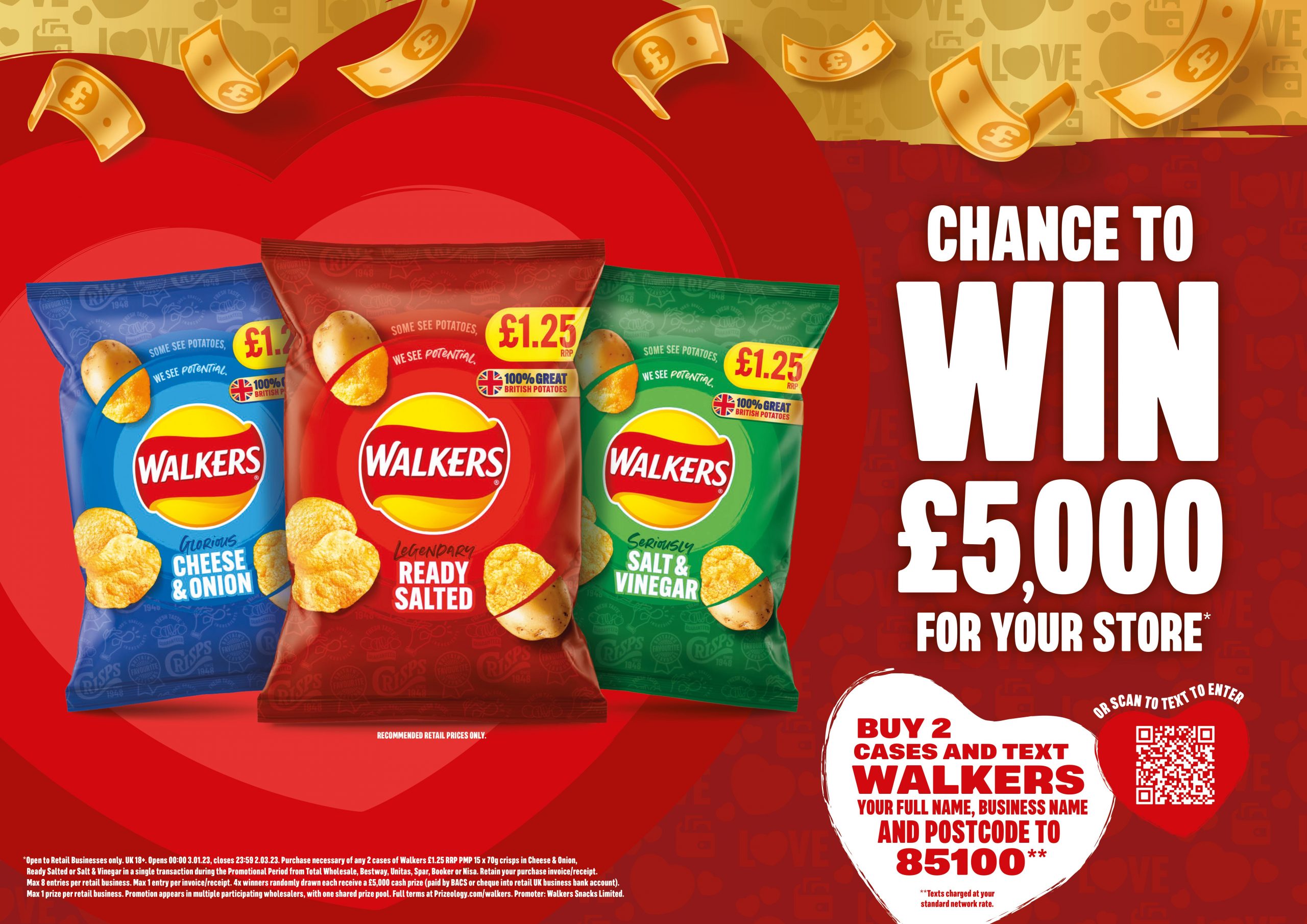 Retailers can win £5k for their store with Walkers