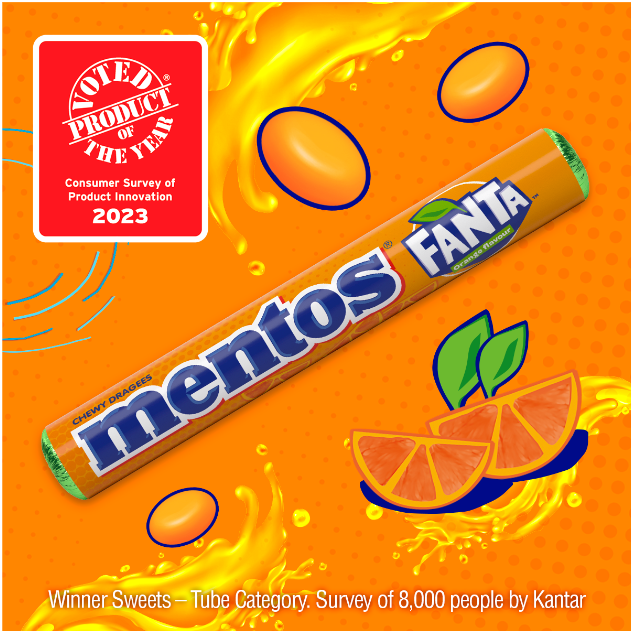 In-demand Mentos Fanta wins Product Of The Year award
