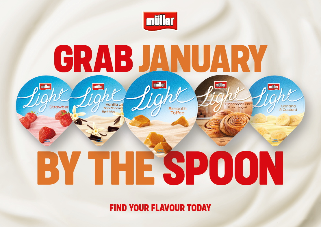 Müller kicks off the year with new Müllerlight campaign