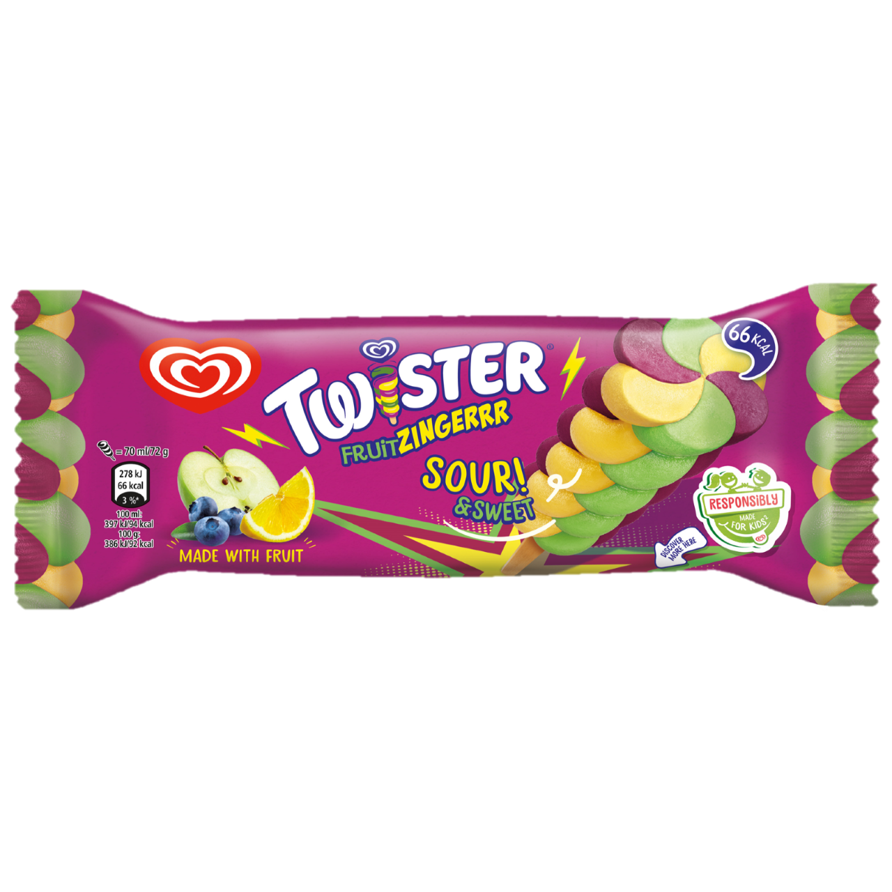 Wall’s launches new sweet and sour Twister Fruit Zingerrr