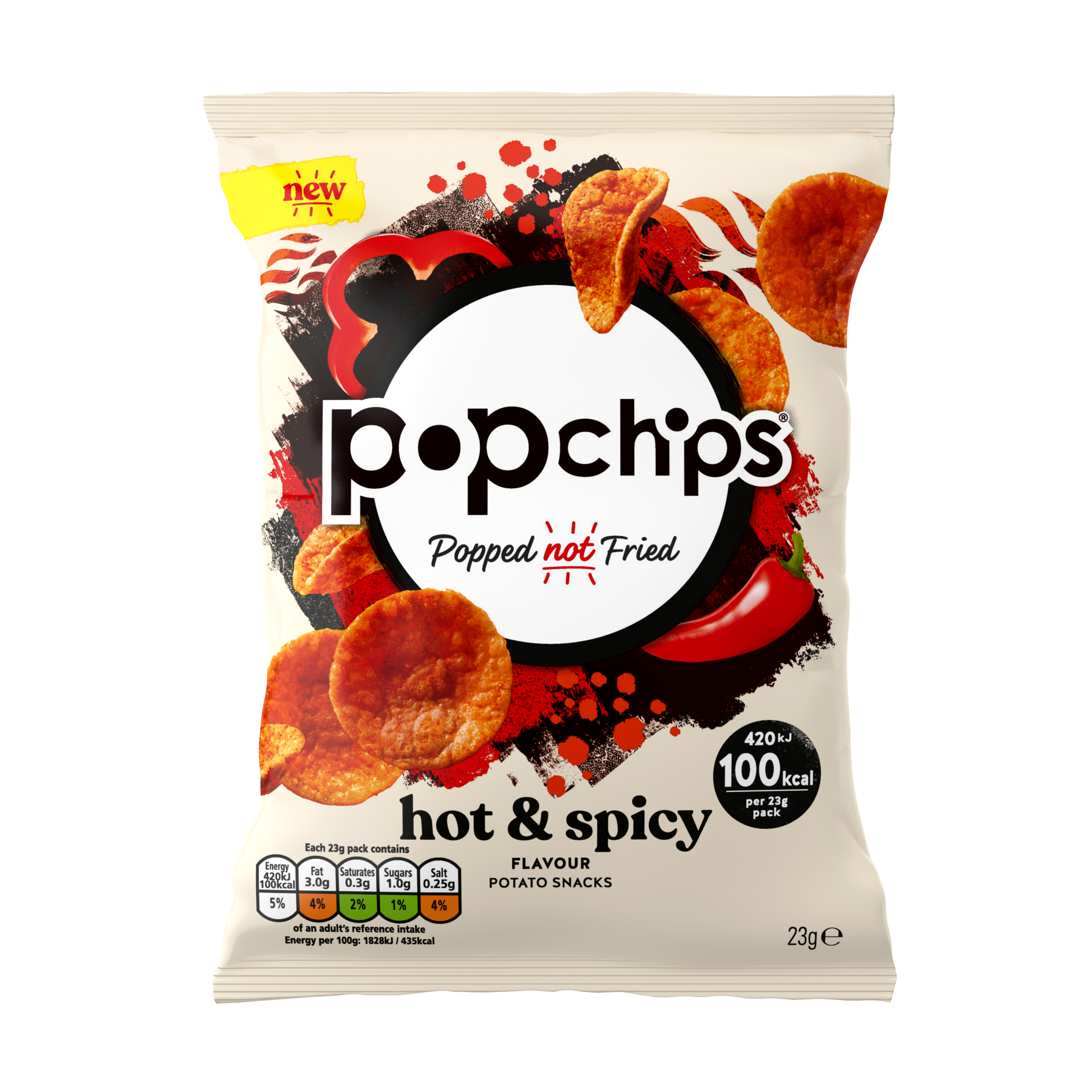 KP Snacks fires up healthy snacking with the launch of popchips Hot & Spicy