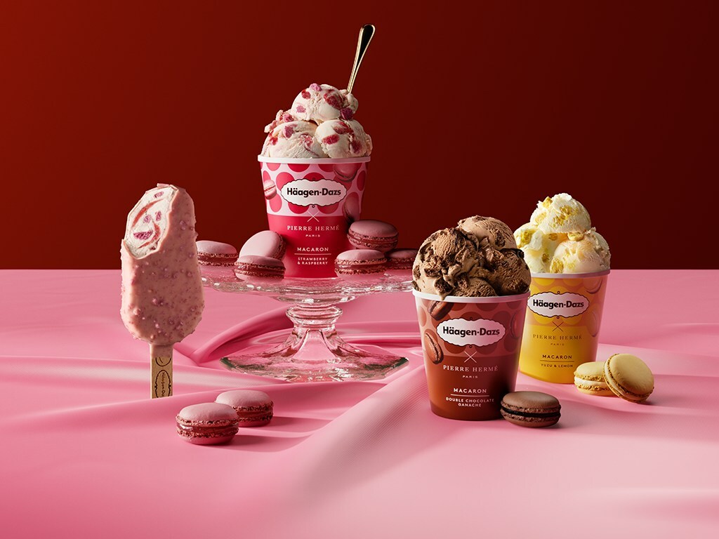Häagen-Dazs collaborates with Pierre Hermé for global-first macaron ice cream collection