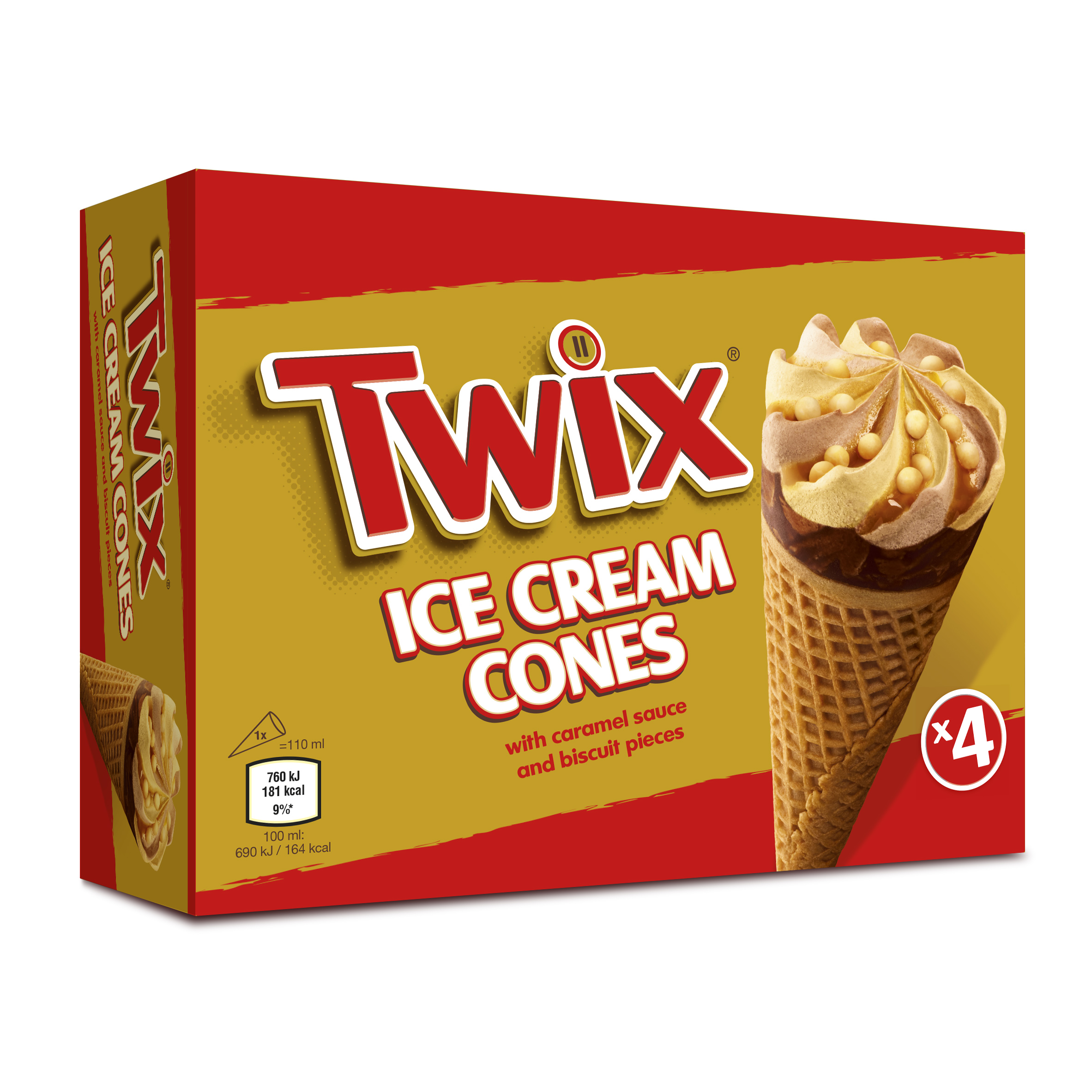 Introducing new Twix ice cream cones