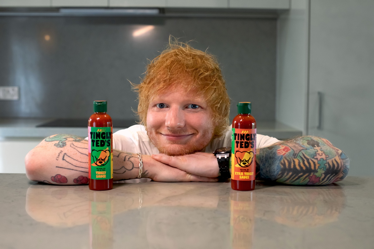 Kraft Heinz collaborates with Ed Sheeran for new Tingly Ted’s sauce
