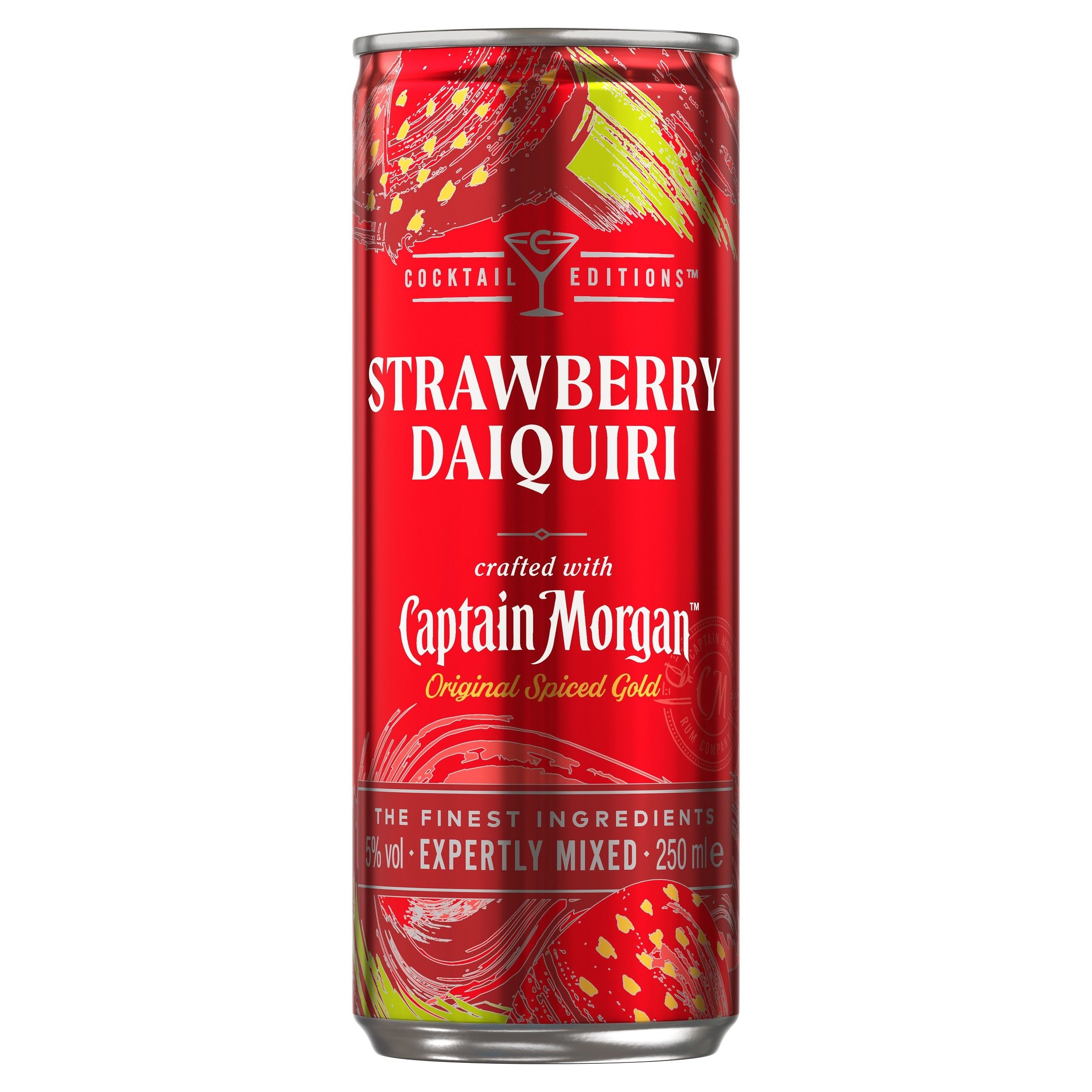 Captain Morgan launches Strawberry Daiquiri cocktail pre-mix can