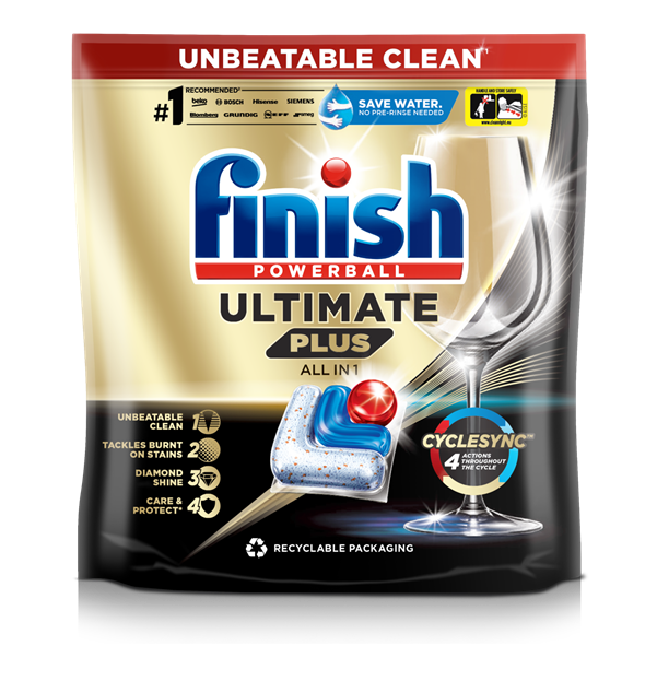 Finish launches innovative Ultimate Plus dishwasher tablet