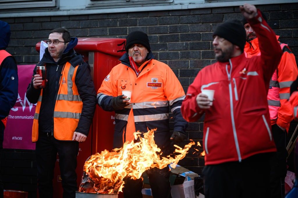 UK Rail Workers Strike In The Lead Up To Christmas