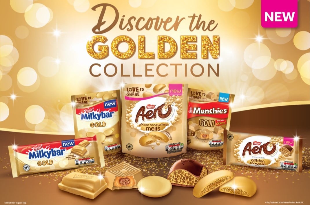 Nestlé launches The Golden Collection, featuring new flavours from four top sellers