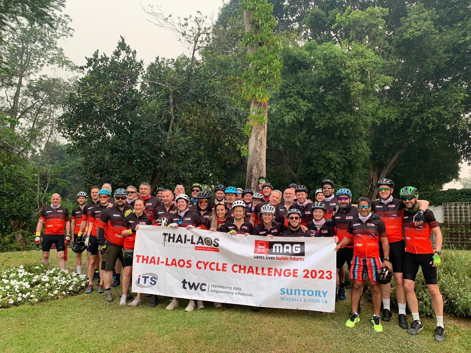 Food retail sector cyclists raise over £1m for landmine clearance charity