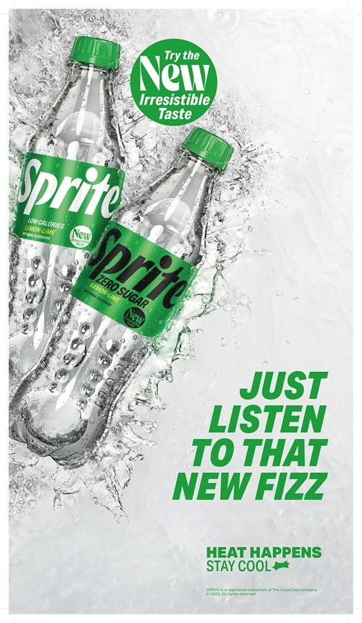 Sprite gets new taste and a new look