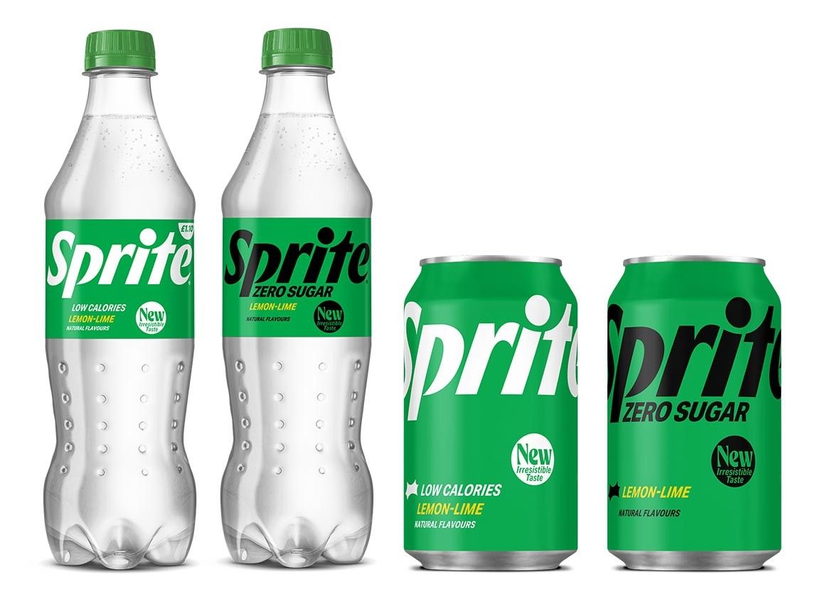 Sprite gets new taste and a new look