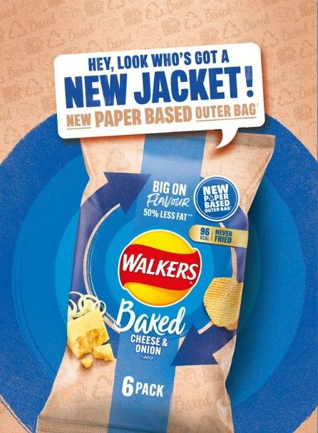 Walkers trials new paper-based outer packaging