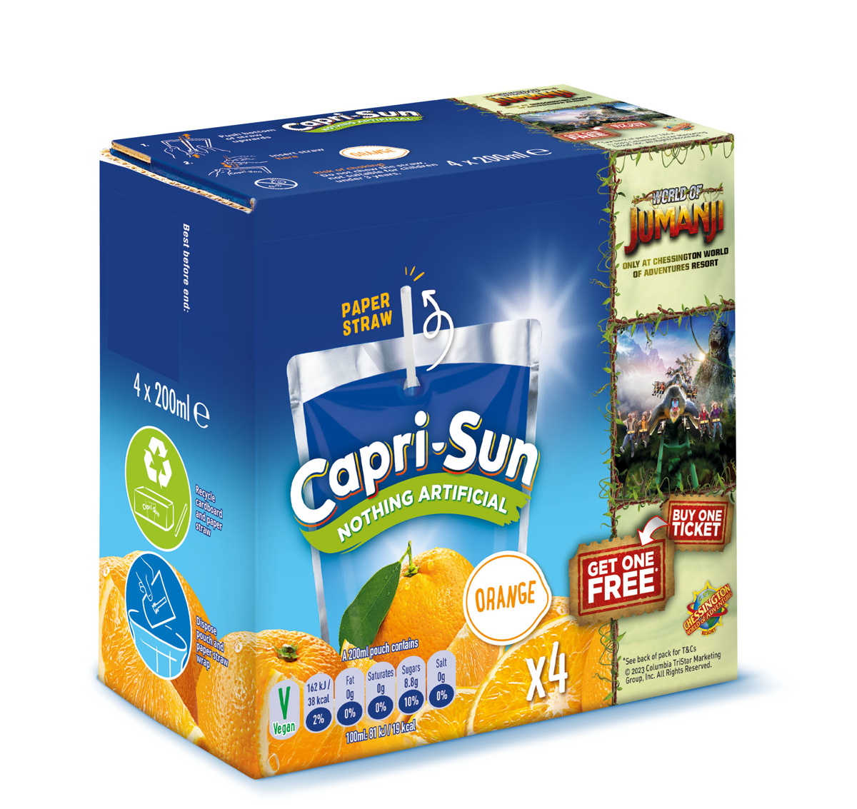 Capri-Sun announces Merlin on-pack promotion for World of Jumanji