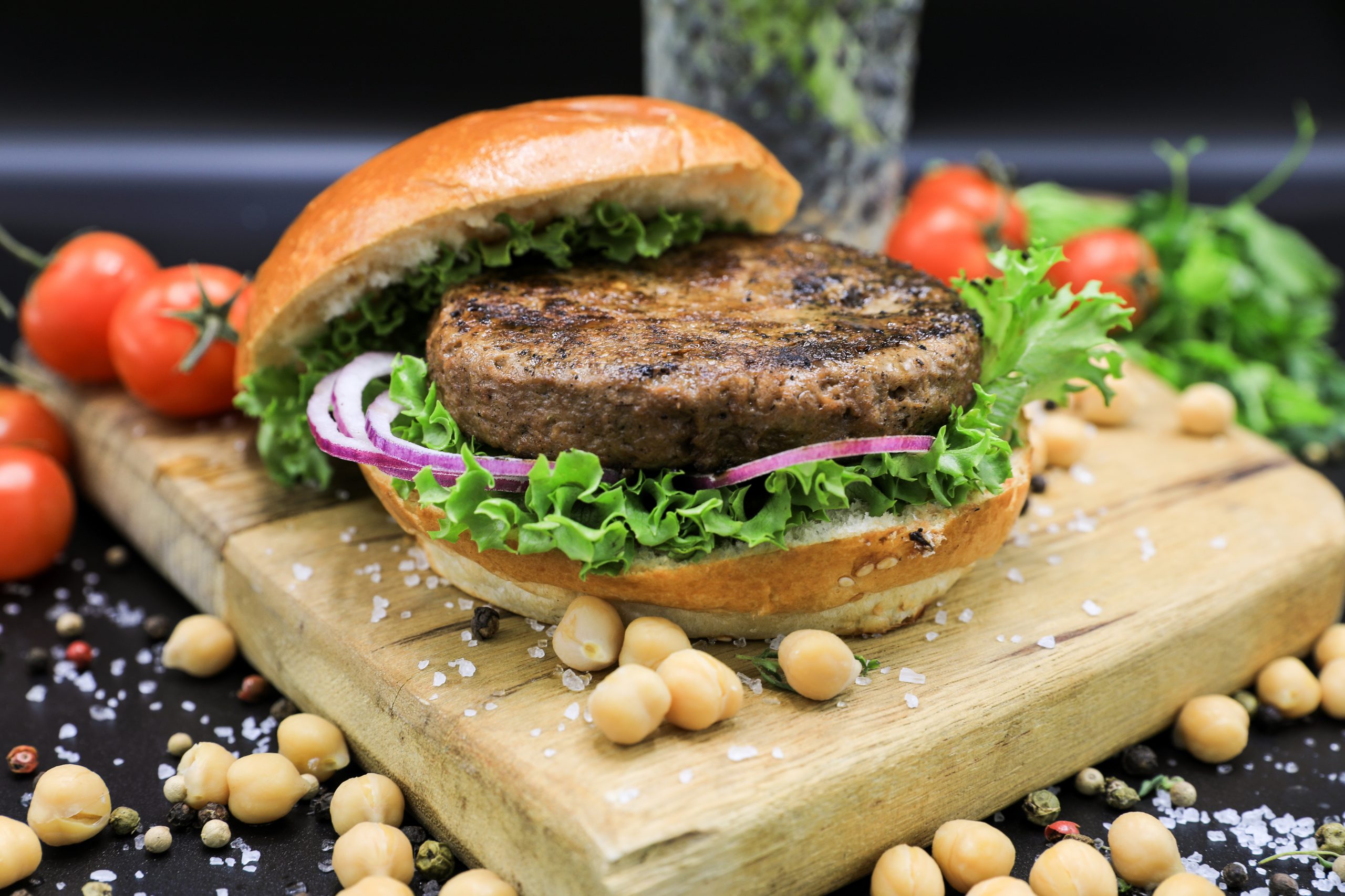 Meat.The End introduces the world’s first texturized chickpea protein burger