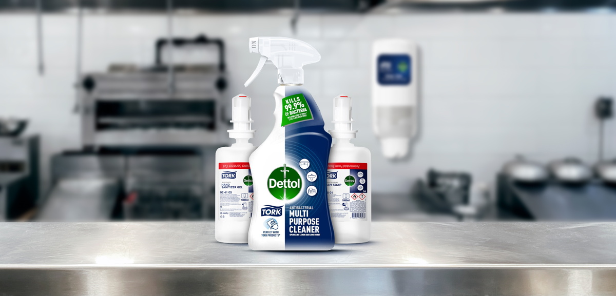 Tork and Dettol launch co-branded products