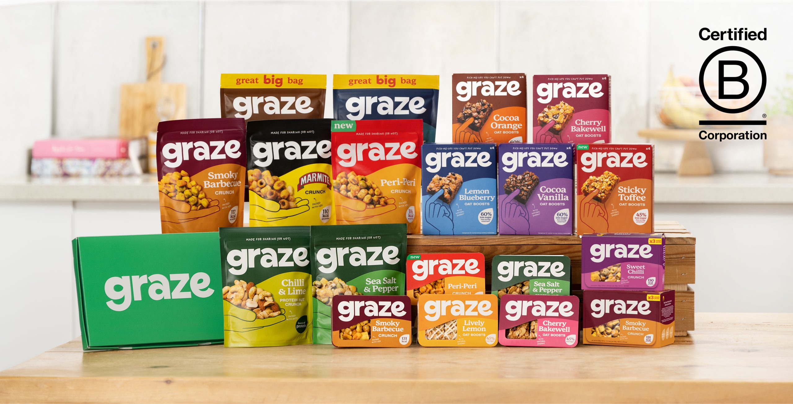 Graze launches new brand identity and innovation to market