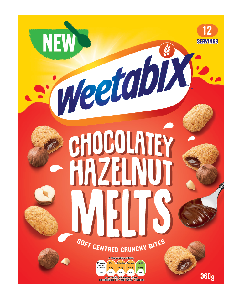 New Chocolatey Hazelnut Weetabix Melts