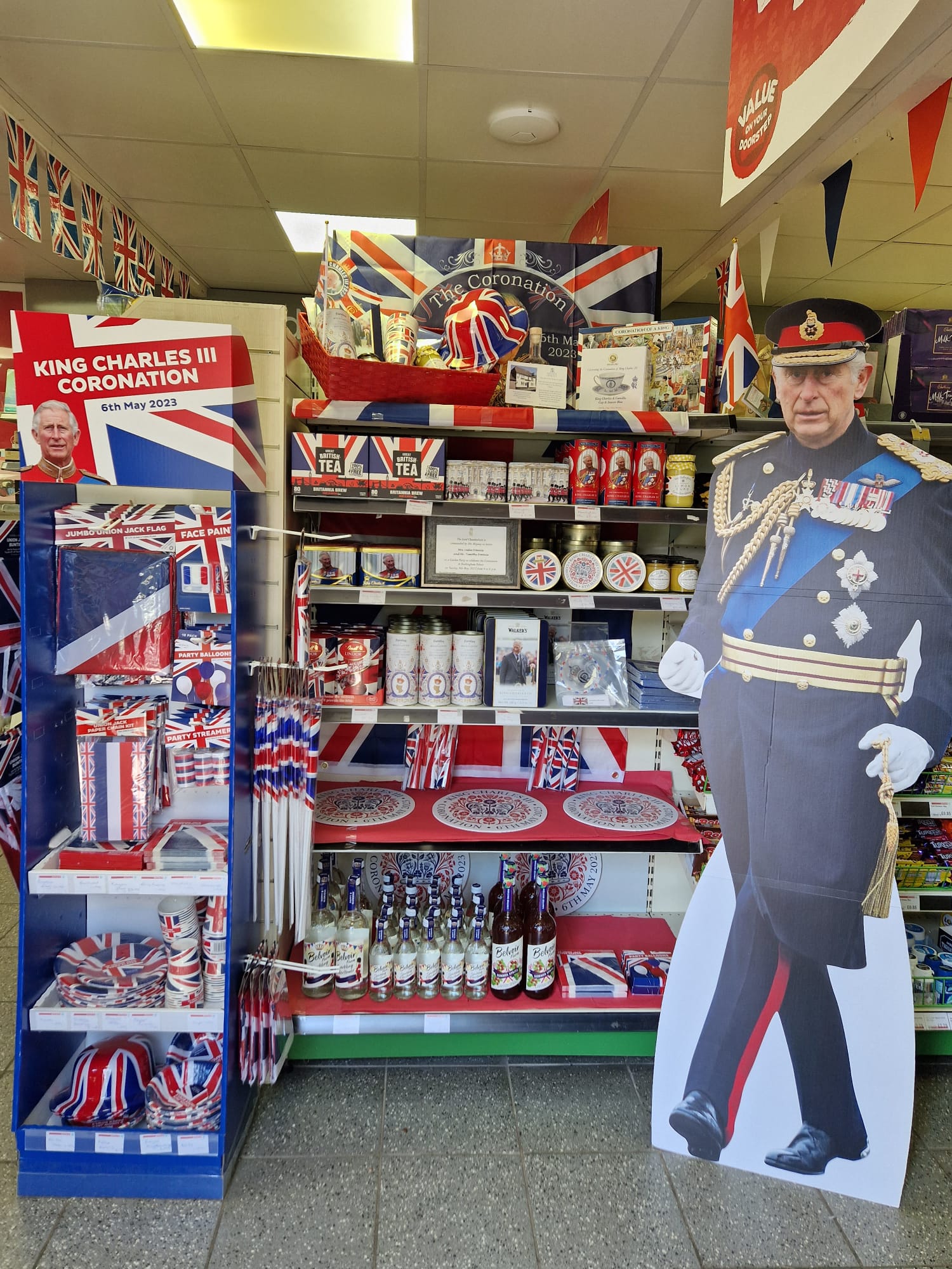£218m royal sales bump as grocery inflation falls for second month