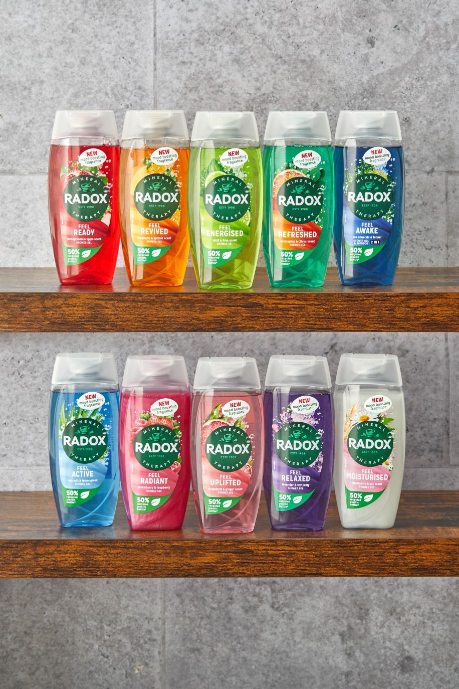 Radox launches new refillable bottles, mood-boost fragrances
