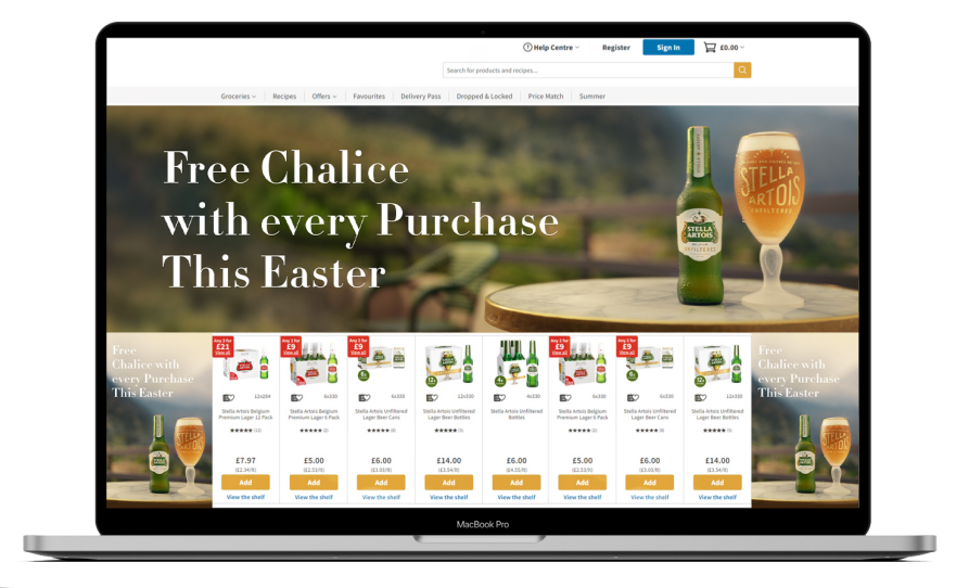 Free Stella Artois Unfiltered chalice this Easter with off-trade purchases