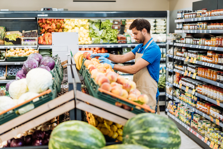 Grocery inflation edges lower for third straight month