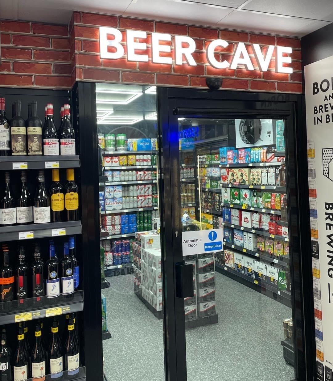 Beer cave boosters in Brum