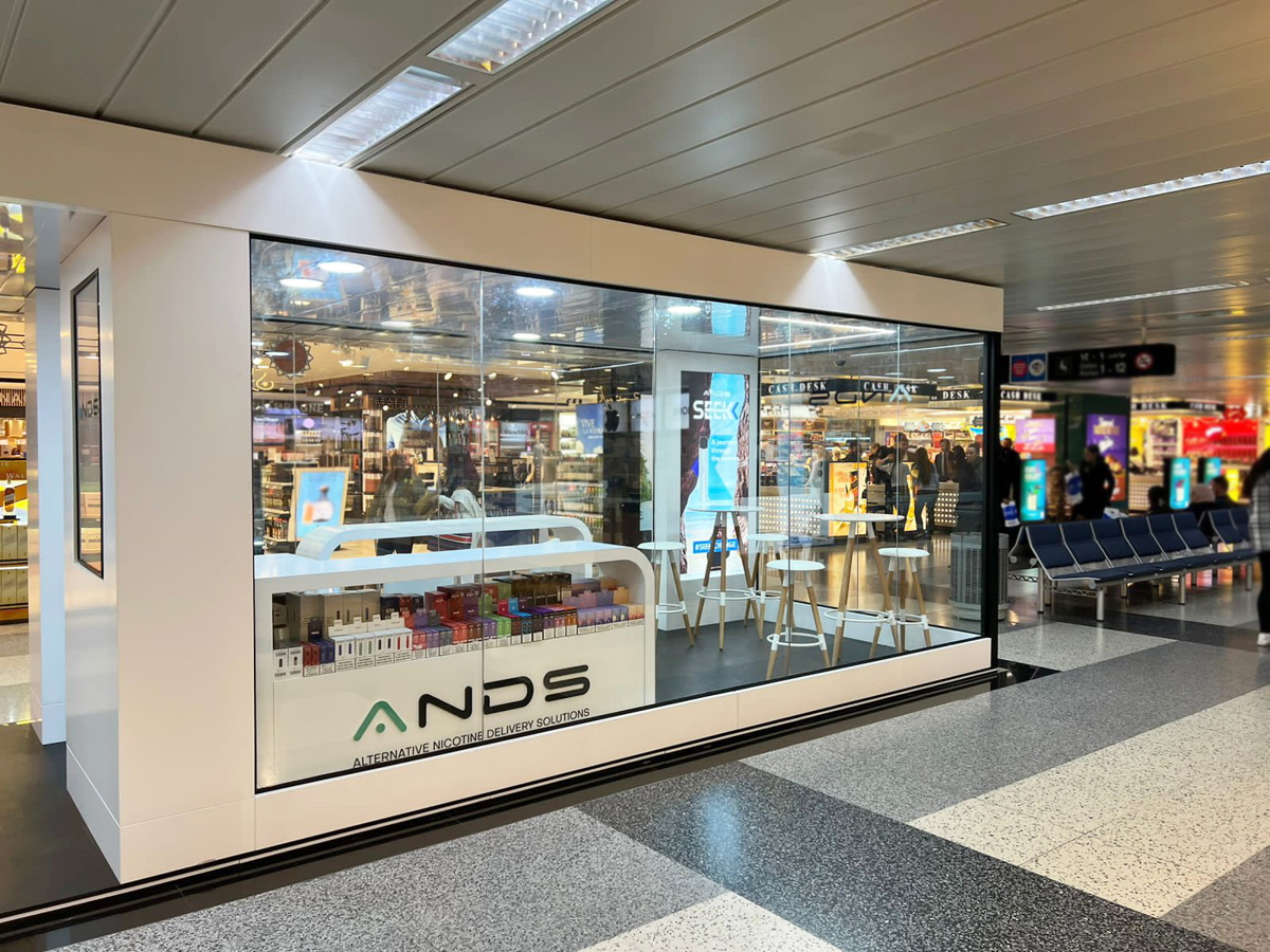 ANDS looks to open vaping rooms in British airports