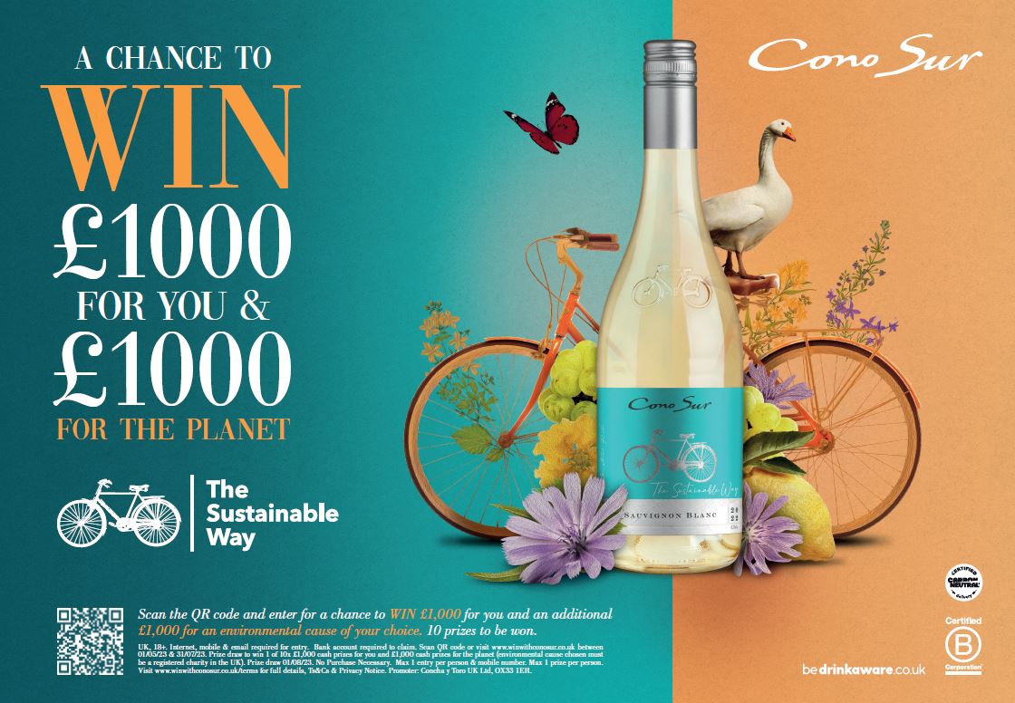 Cono Sur launches major on-pack campaign promoting sustainable credentials