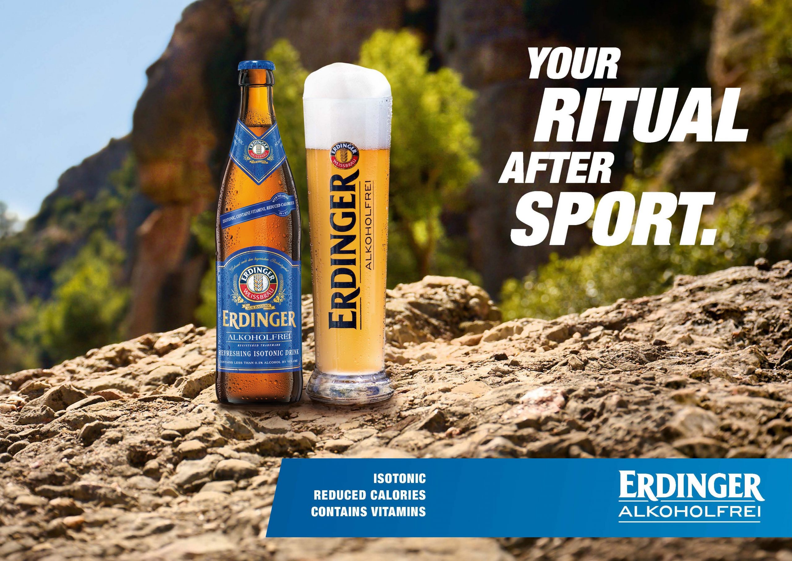 Erdinger Alkoholfrei launches promo to support sporting rituals campaign