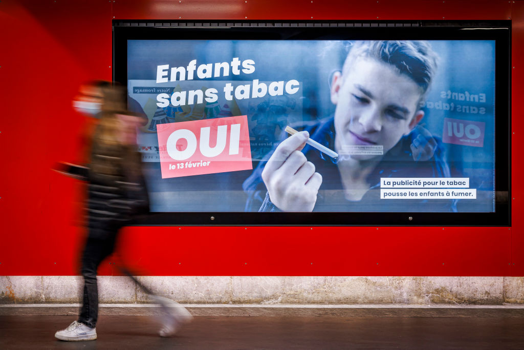 Switzerland to ban tobacco and vape advertising aimed at young people
