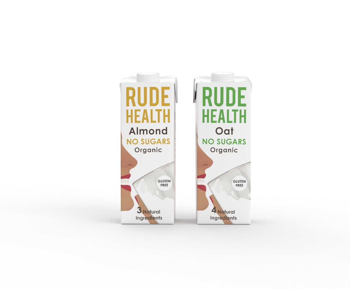 Rude Health unveils new range of dairy free, organic ‘no sugars’ drinks