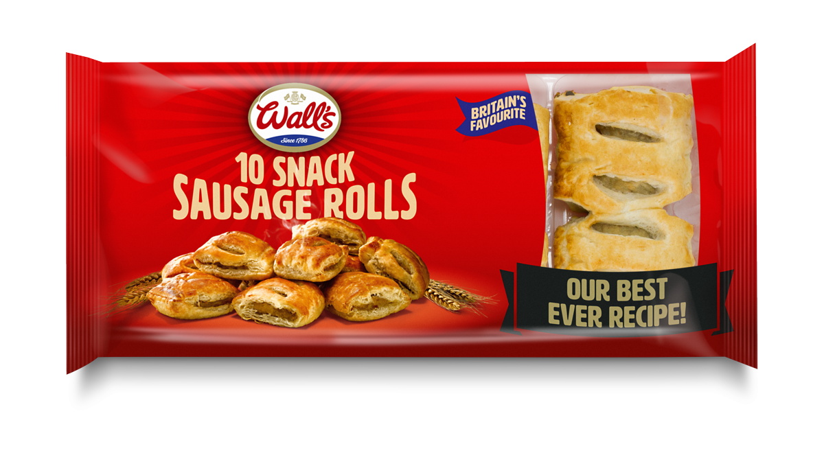 Wall’s Sausage Rolls unveils brand refresh with biggest recipe change in a decade