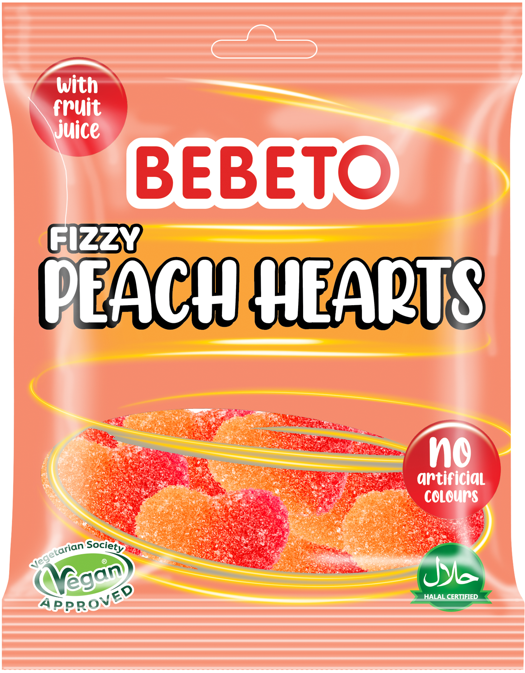 New Fizzy Vegan Hearts and Rings from Bebeto