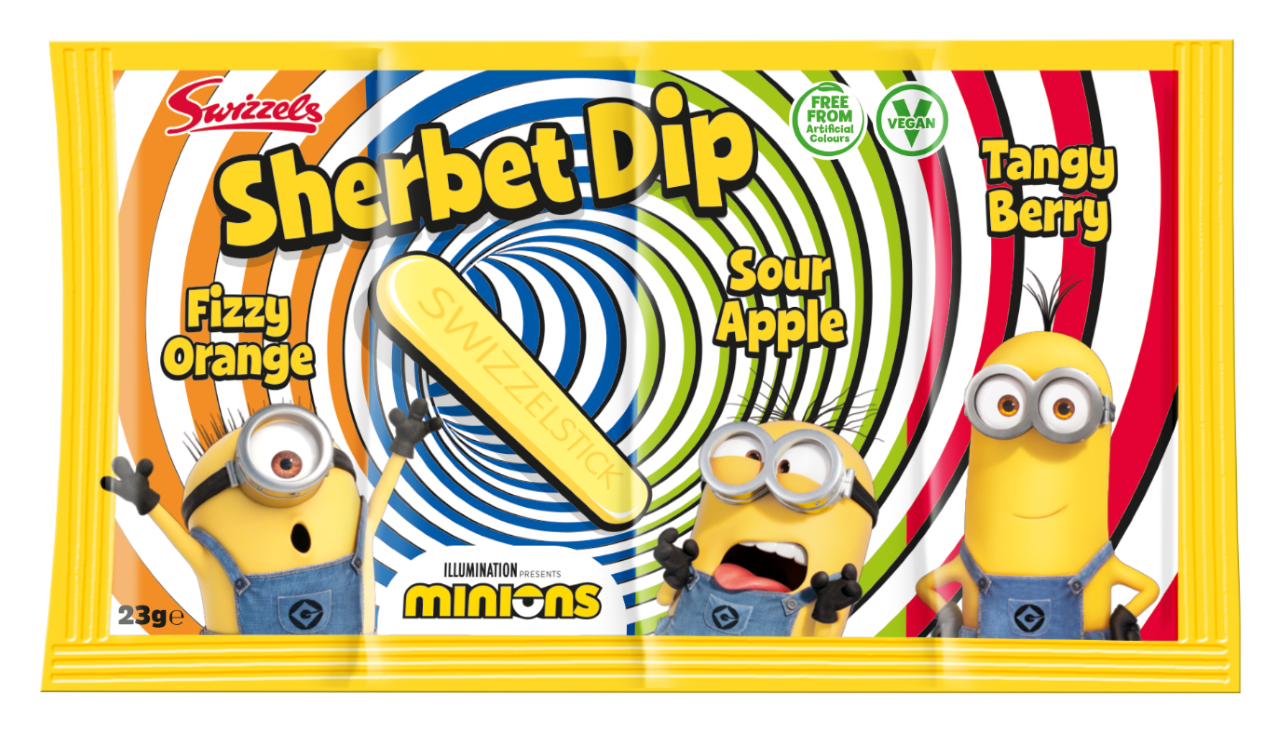 Swizzels launches new range of Sherbet Dips inspired by Minions