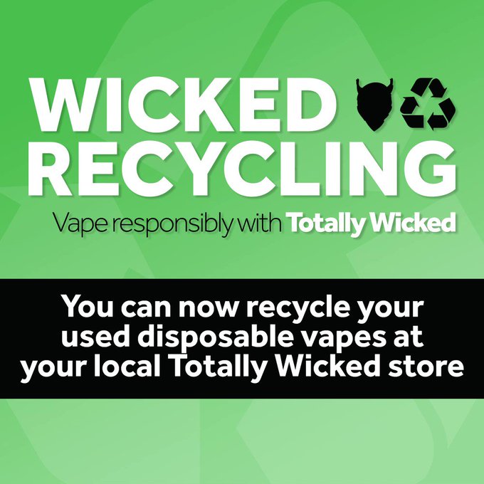 Totally Wicked launches vape recycling scheme in stores