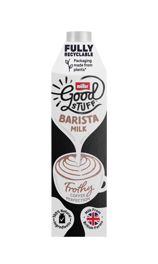 Müller launches dairy barista milk