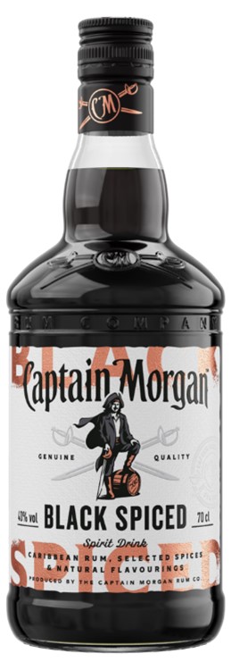 Captain Morgan unveils new premium Captain Morgan Black Spiced