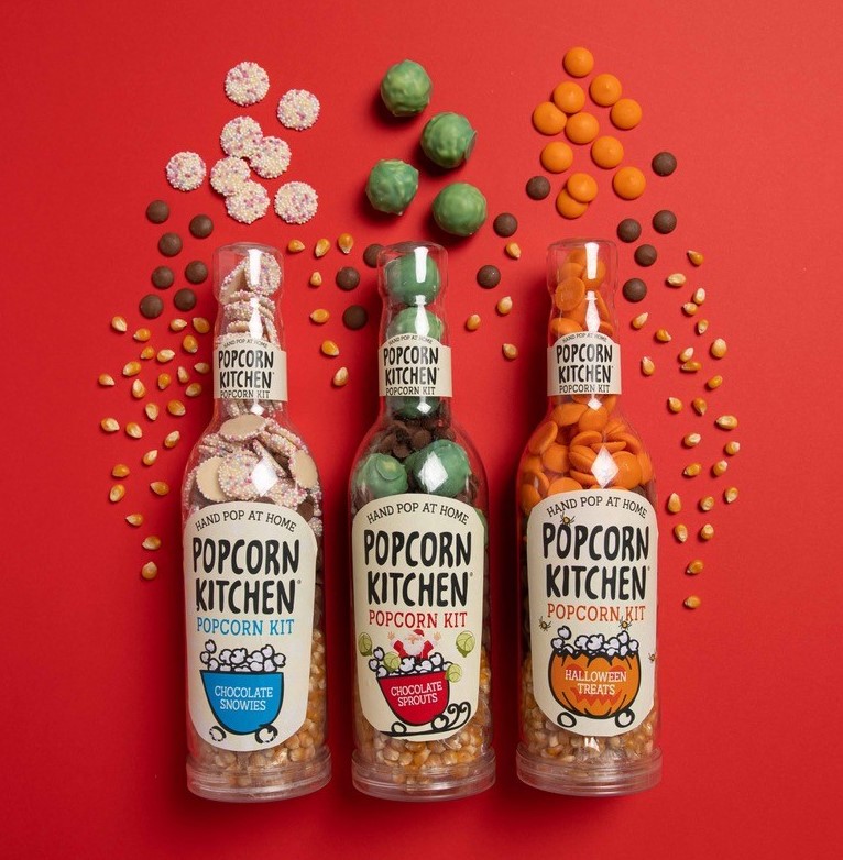 Popcorn Kitchen expands seasonal offer with three themed Home-Poppin kits