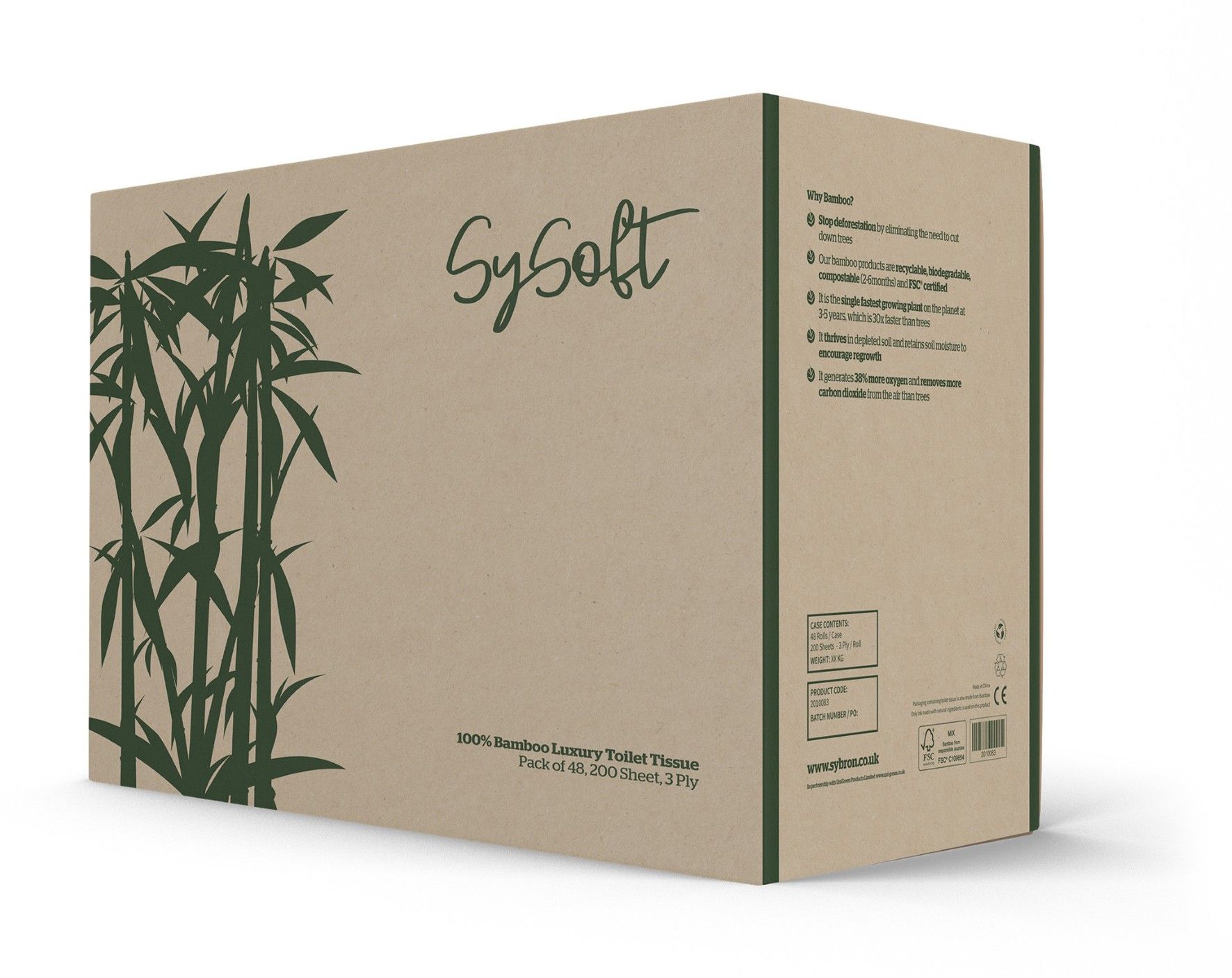 Sybron launches SySoft Luxury Bamboo Toilet Tissue