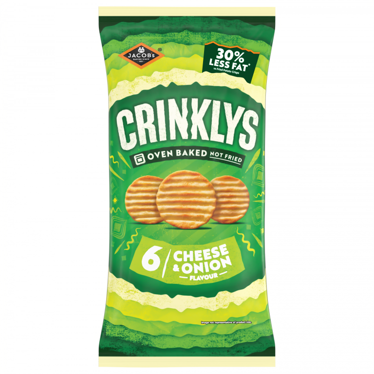 pladis extends availability of Jacob’s Crinklys with non-HFSS recipe