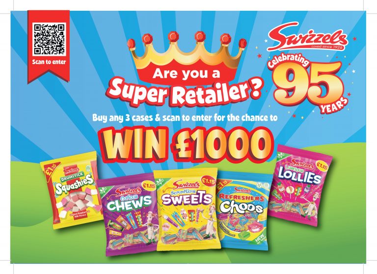 Super Retailer can win £1,000 in Swizzels 95th birthday celebrations