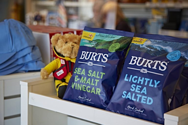 Burts Chips renews RNLI partnership, increases fund target
