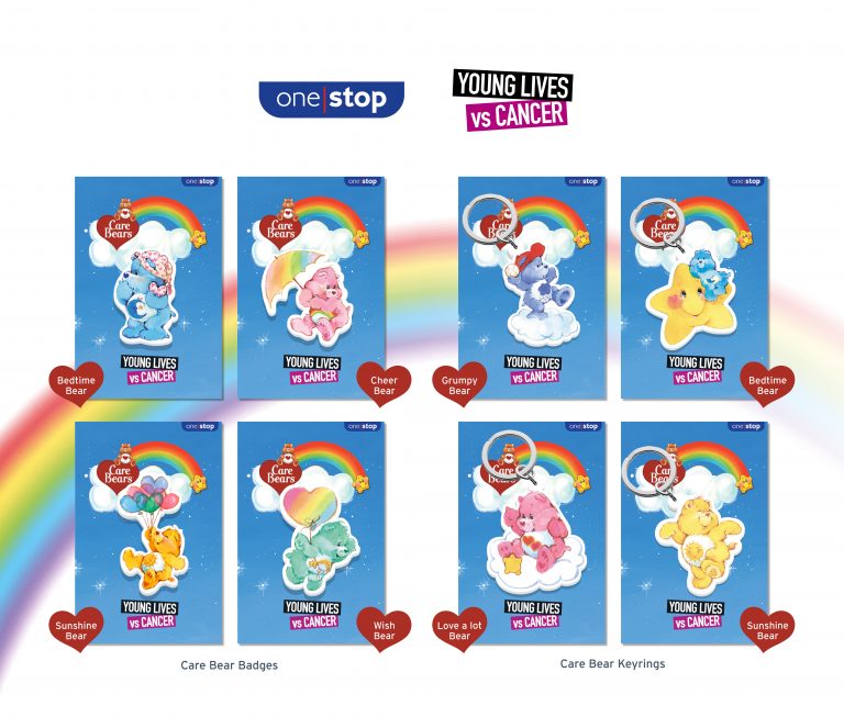 One Stop launch Care Bear goodies to raise money for Young Lives vs Cancer